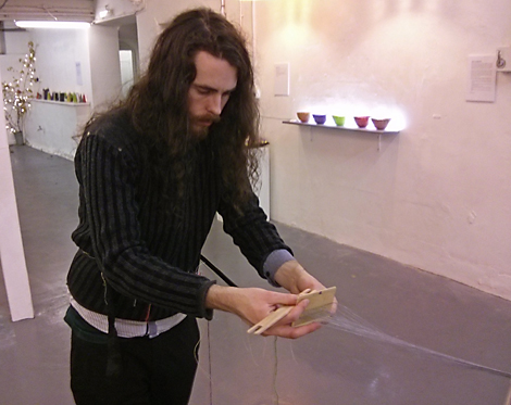 Dan concentrating hard!