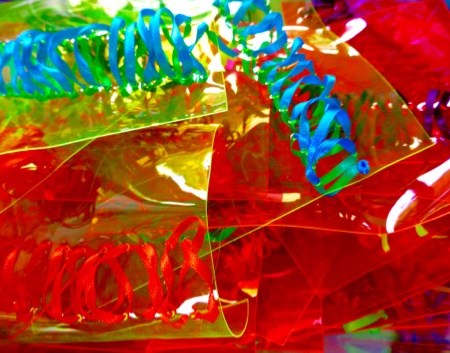 edge lit colour orange vinyl