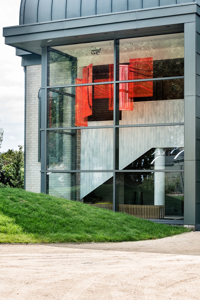 and in situ in the atrium of their house