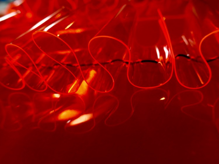 Playing with edge lit plastics 