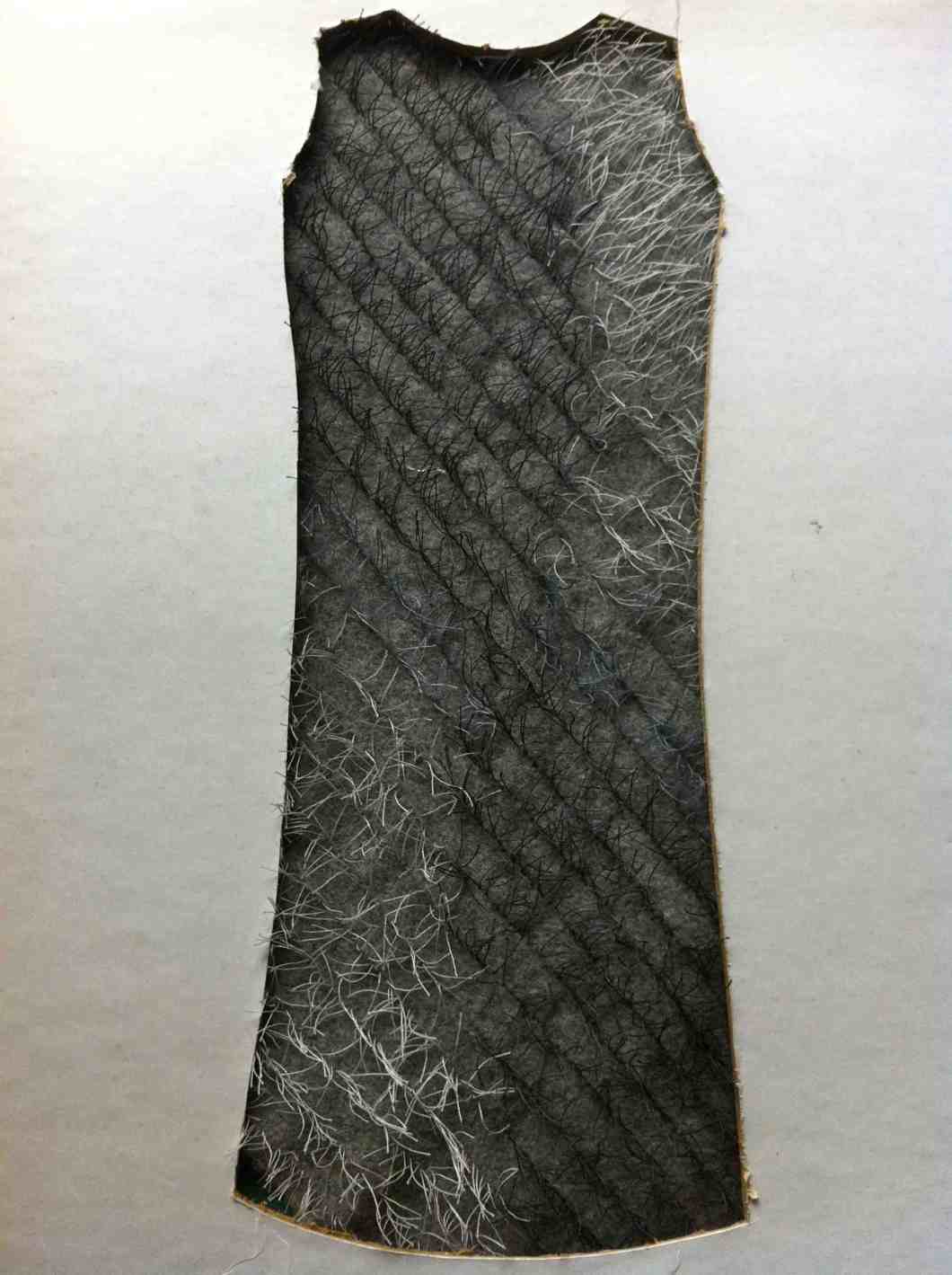 Tufted dress cutout test