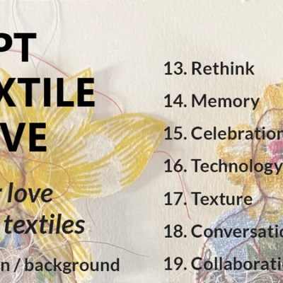 #SeptTextileLove26 prompts